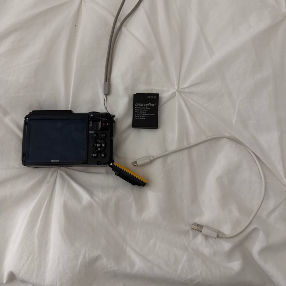 Nikon Black Digital Camera with Accessories